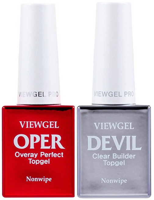 뷰젤 뉴 오빠+데빌탑젤 2종세트, 1개, 10g, 투명