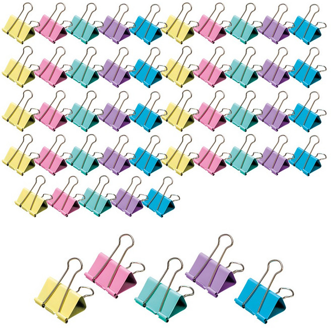 화신 더블클립 컬러믹스, 소, 50개입, 1개