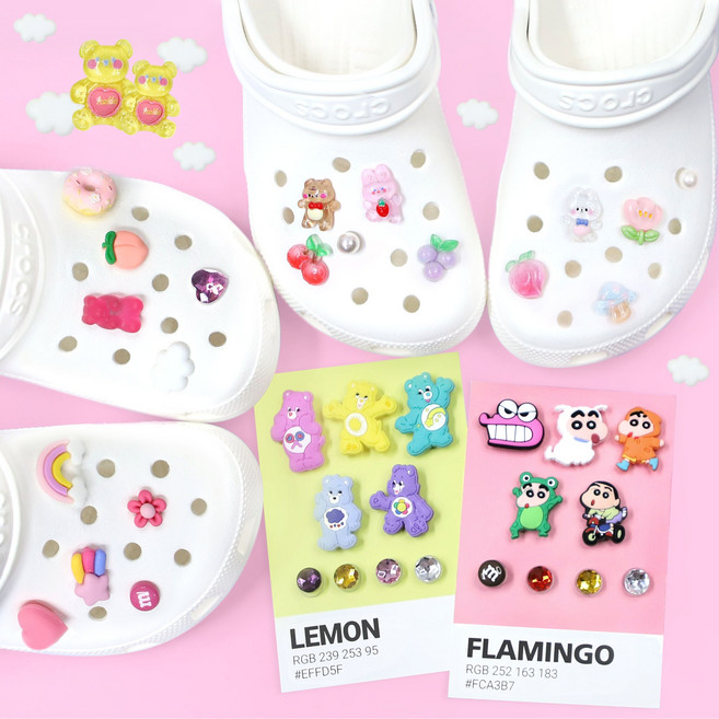 [당일출고] 애니팝몰 갓성비 꿀조합 애니비츠 세트 캐릭터 신발 악세사리 포켓몬 스누피