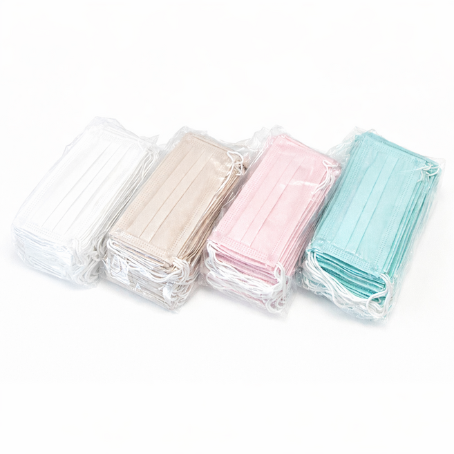 마이원카트 국내생산 1회용 데일리 마스크 50매 벌크 하루 한 개씩 쓰는 대용량 일회용 마스크, 화이트, 1개, 50개입