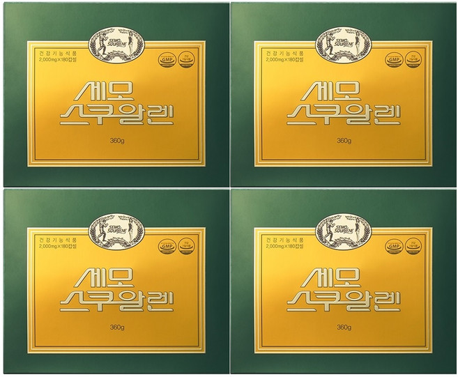 세모스쿠알렌 2g x 180캡슐 + 사은품, 4개
