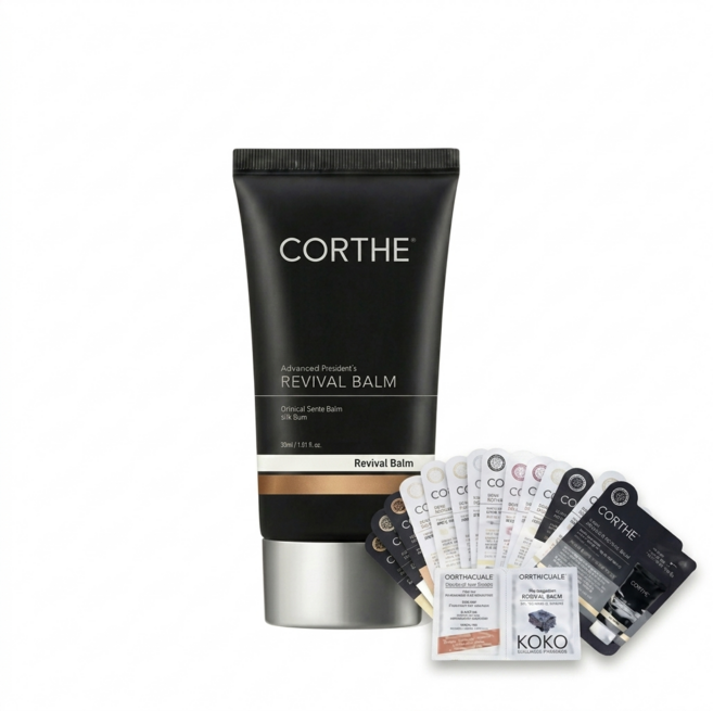 코르테 리바이벌 밤 50g + 샘플 5종 증정 단독세트, 베이지, 1개