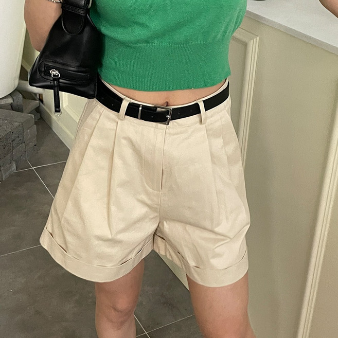 [디아미뇽] 레이즌 카브라 숏팬츠 벨트세트