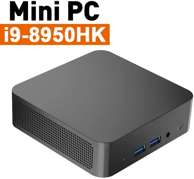 2025 윈도우 11 프로 인텔 i9 게이머 미니 PC N5095A 데스크탑 UHD 그래픽 휴대용 컴퓨터 16GB DDR4 1TB 2T, 01 i9-8950HK, 02 16GB RAM 256GB SSD, 01 빠른