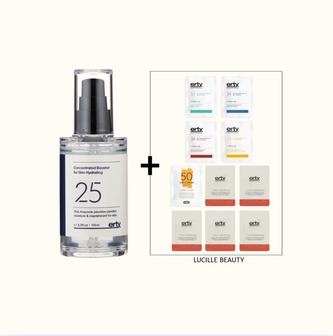 에르띠 25 컨센트레이트 부스터 포 스킨 하이드레이팅 앰플 / 샘플 증정, 1개, 100ml