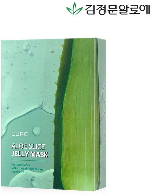 [김정문알로에] 큐어 알로에 젤리 마스크팩 시즌4 (10매), 10개입, 1개