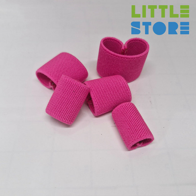 리틀스토어 배낭끈정리 밴드 가방끈 정리 용품 체리핑크, 2개