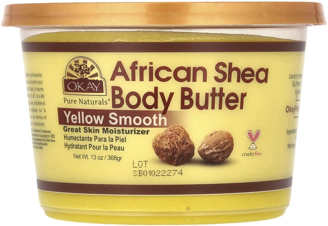 몸관리하세요 겨울입니다 Okay Pure Naturals 아프리칸 시어 바디버터 옐로우 스무스 368g(13oz) 특별관리진행, OkayPureNaturals아프리칸시어바디버터옐로우스, 1 - 쿠팡