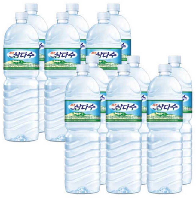 삼다수 제주 무라벨 2L X 12병(유/무라벨 랜덤), 12개