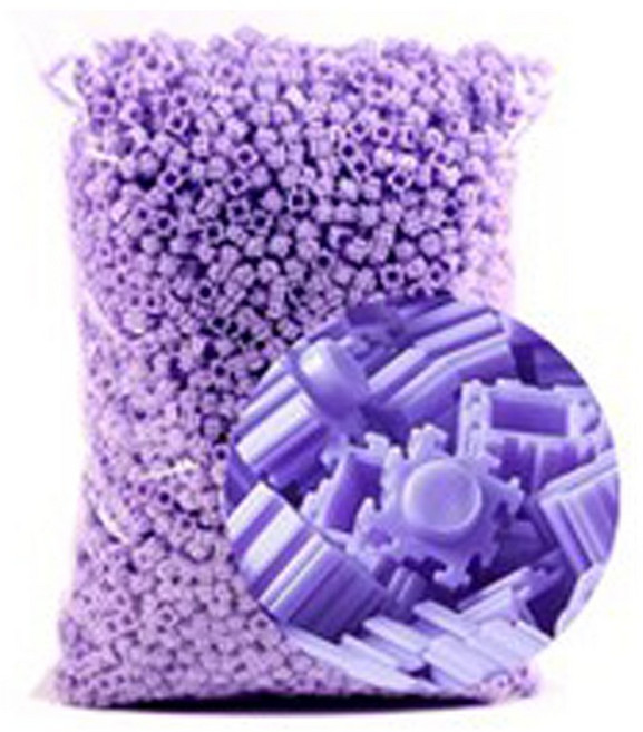 클레이피아 디폼블럭 8mm 5 600개입 1kg 대용량 색상별 모음, 23. 연보라색 1kg, 1개