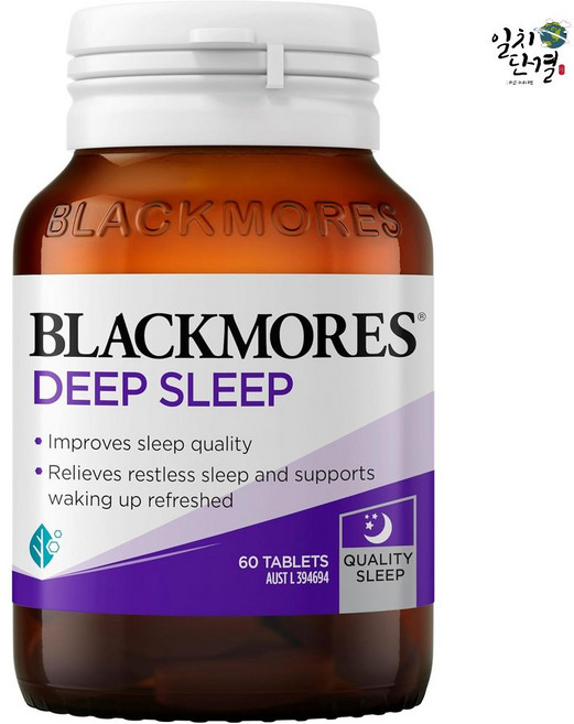 Blackmores 마그네슘 레몬밤 라벤더 대추 Fall Asleep Lavender Ziziphus 60 Tablets, 1개, 60정
