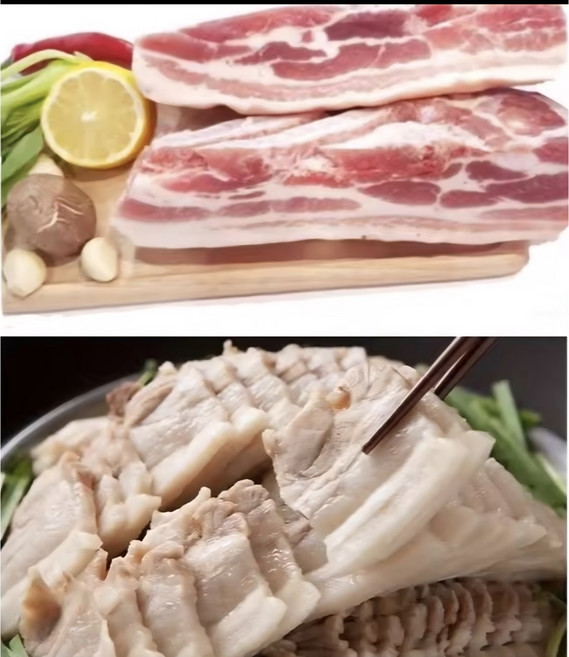통밀먹인 암돼지 보쌈 수육용 통오겹살, 2kg, 1개