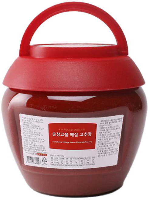 순창 고을 청매실 고추장 2.2kg 전통 해썹 인증 매실고추장, 1개