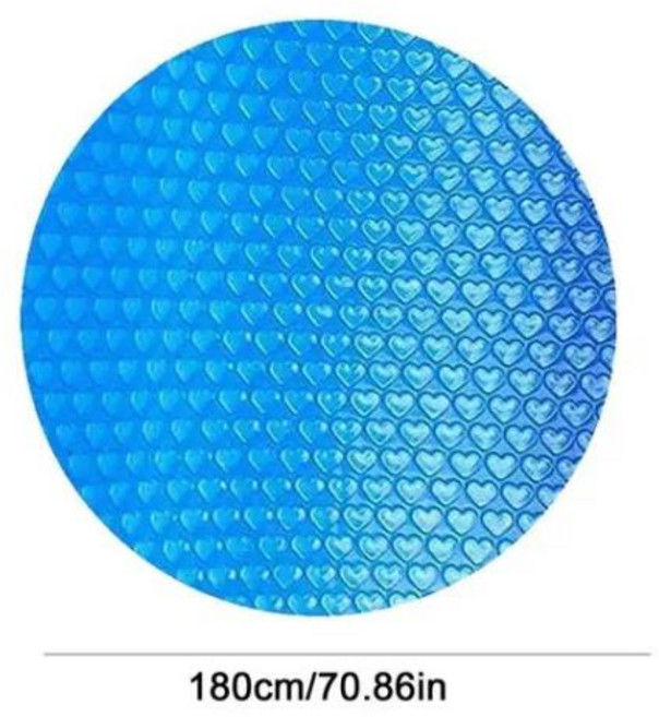 직사각형 태양광 방수포 수영장 보호 커버 실내 야외 프레임 단열 필름, 01 Round 180cm_01 CHINA, 01 Round 180cm