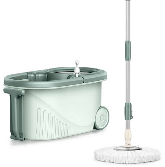 그린 통돌이 물걸레 청소기 사무실밀대