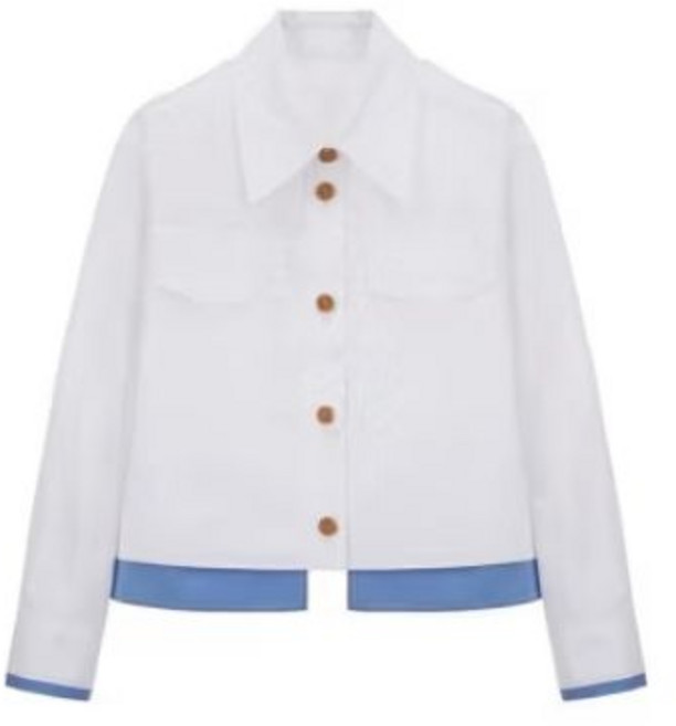 셀렙샵에디션 레이어드 배색 셔츠자켓-272104