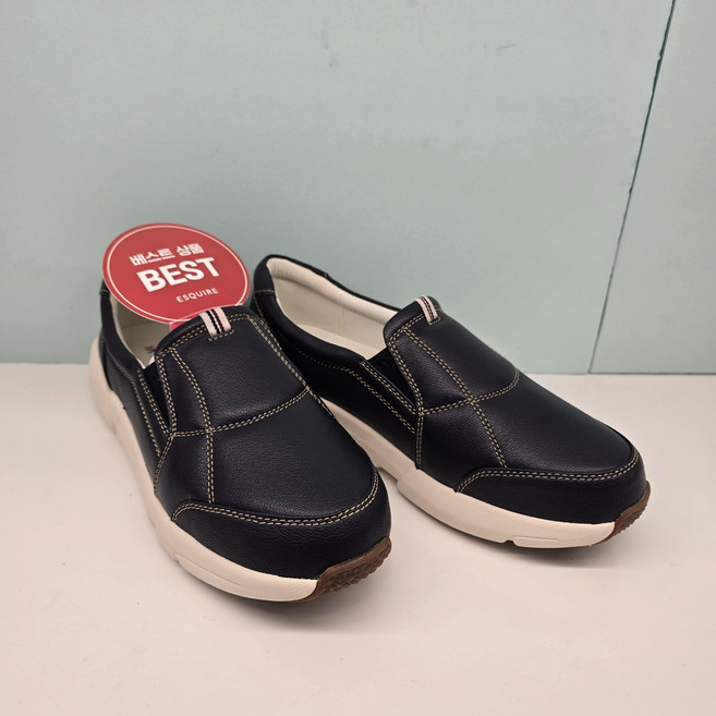 에스콰이아명품 여성구두 슬립온 초경량 무게 자바라 밴드가 있어 신고 벗기 편하고 논슬립창을 적용한 미끄럼 방지 적용 천연 염소가죽 판매베스트 YADFHL803