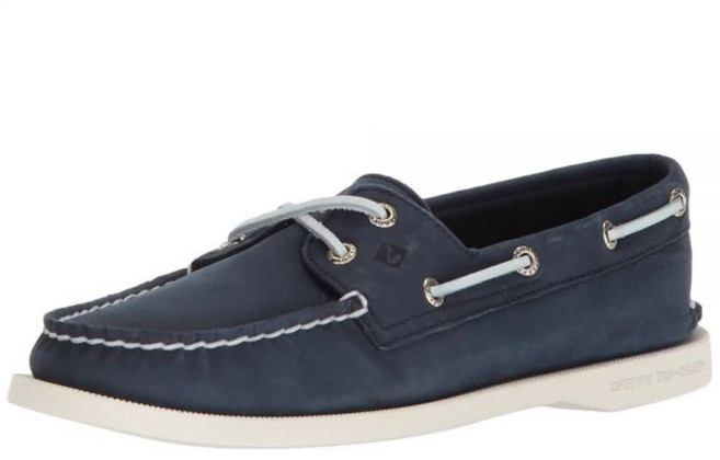 [미국수입정품] Sperry 여성용 A/O 투 아이 보트 슈즈 네이비 9.5 Wide 298407