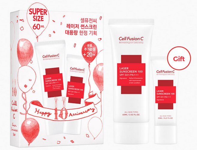 셀퓨전씨 레이저 썬스크린 스페셜 기획세트 60ml + 20ml, 1개
