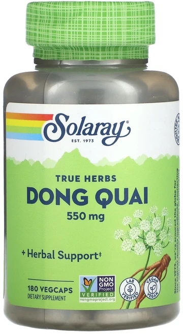 Solaray True Herbs 당귀 550mg 베지 캡슐 180정, SolarayTrueHerbs당귀550mg베지캡슐180, 1개 - 쿠팡
