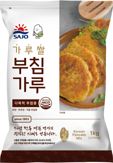 사조동아원 가루쌀 부침가루, 1kg, 1개