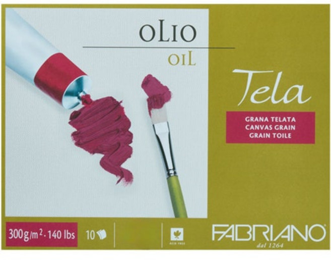 유화 아크릴전용 4면블록 파브리아노 테라스케치북 (36 X 48cm) 1개