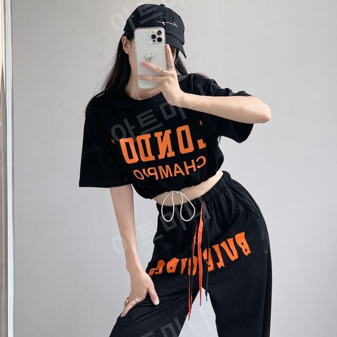 줌바댄스복세트 댄스연습 트레이닝복 방송댄스 운동복