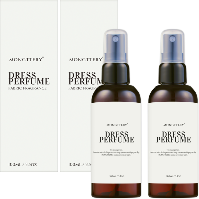 몽때리 섬유향수, 2개, 라임바질만다린, 100ml