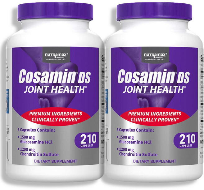 [사은품선택] 뉴트라맥스 코사민 DS 210정 (캡슐) Nutramax -2개 SET, 1세트, 알약보관함(색상랜덤) 1개, 본품 2개, 420정