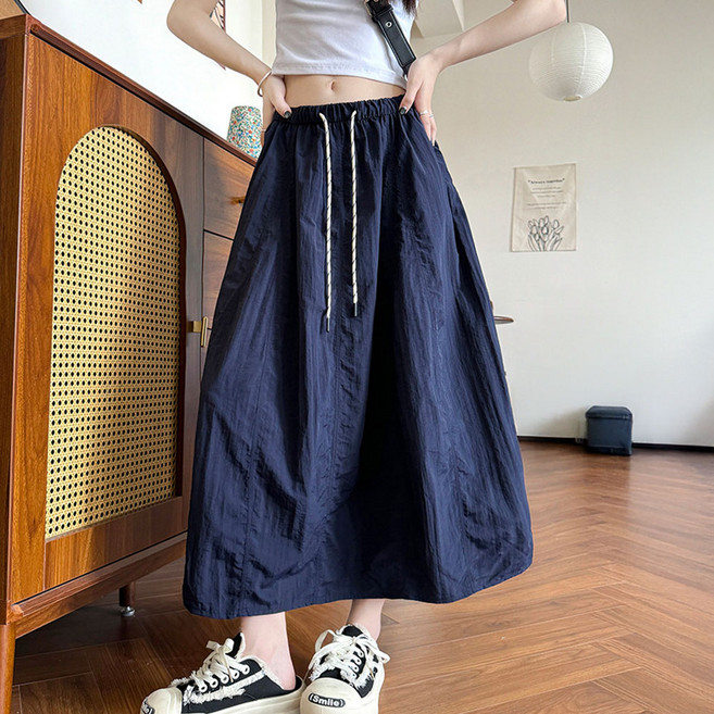 언에스온 캐쥬얼 벌룬 롱 스커트