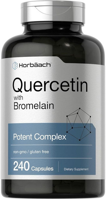 호바흐 퀘르세틴 케르세틴 퀘세틴 Quercetin 브로멜라인 파인애플 효소 240캡슐, 없음, 240정, 1개