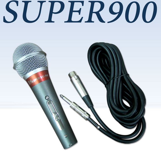 유선마이크 EV-900/SUPER900/케이블포함/노래방마이크, 유선마이크 EV-900 SUPER900 케이블포함 노래