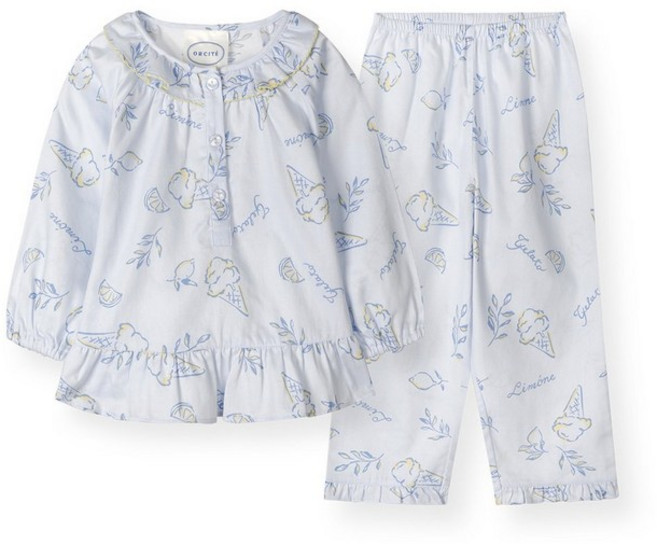 오르시떼 브랜드관 오르시떼여아동 F103 레몬젤라또 긴소매 상하 408486