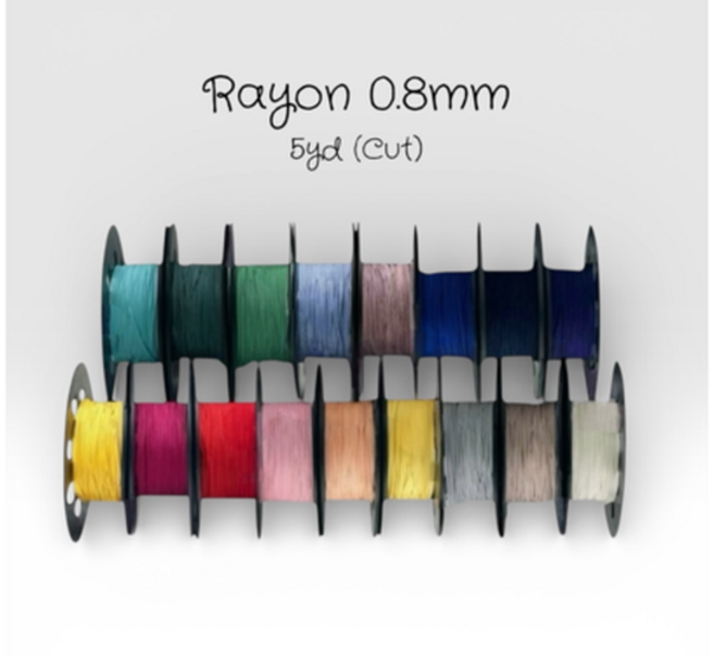 [YT공예] 인견매듭실 0.8mm/5yd(소분) 450cm/국내생산 매듭실 꼰세사 꼰소사 전통매듭용실, 14.네이비, 1개