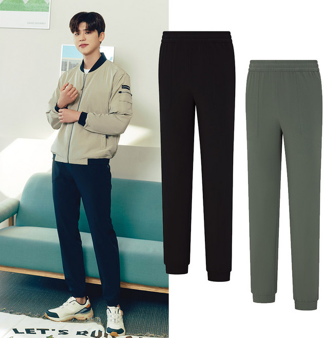 콜핑 남성 봄 경량 스트레치 조거 바지 피코스(남) KVP0817M