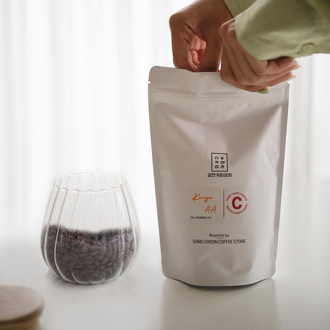 송천커피상회 케냐AA 키암부 원두커피, 홀빈(분쇄안함), 1kg, 1개