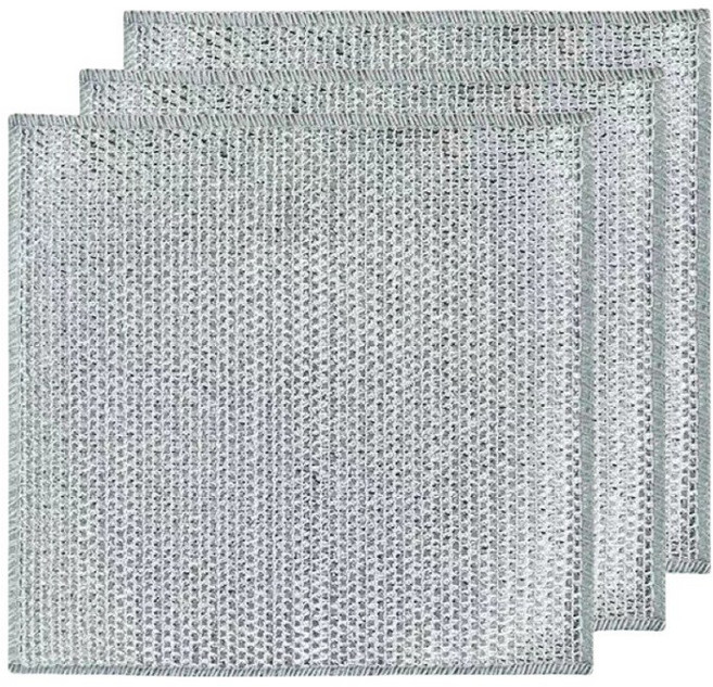 은빛싹싹 노스크레치 대용량 은사 주방 수세미, 1세트, 50개입