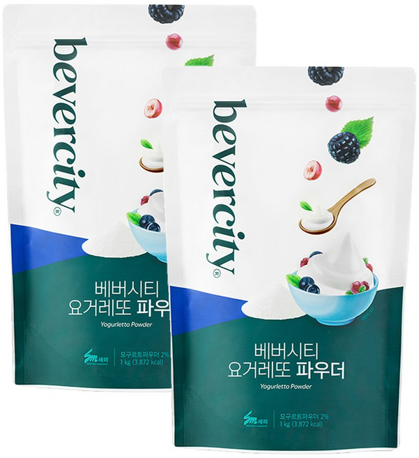 세미 요거레또 믹스 파우더 1kg, 2개, 1개입