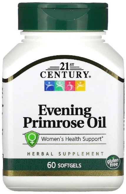 21세기 이브닝 프림로즈 달맞이꽃 오일 60소프트젤 감마리놀렌산 PrimroseOil, 1개, 60정 - 쿠팡