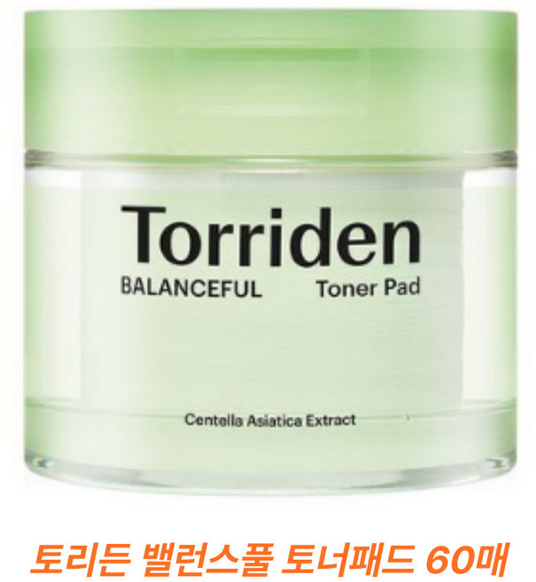 토리든 밸런스풀 시카 토너 패드 180ml, 60매입, 1개