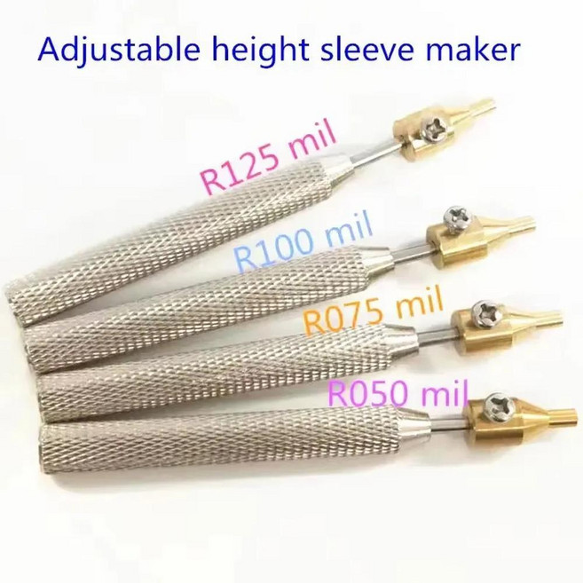 프로브 펀처 테스트 바늘 문고리 슬리브 후퇴 장치, [07] 100mil Adjustable, 1개