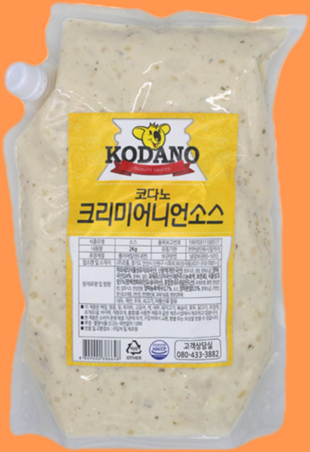코다노 크리미어니언소스 2kg, 1개