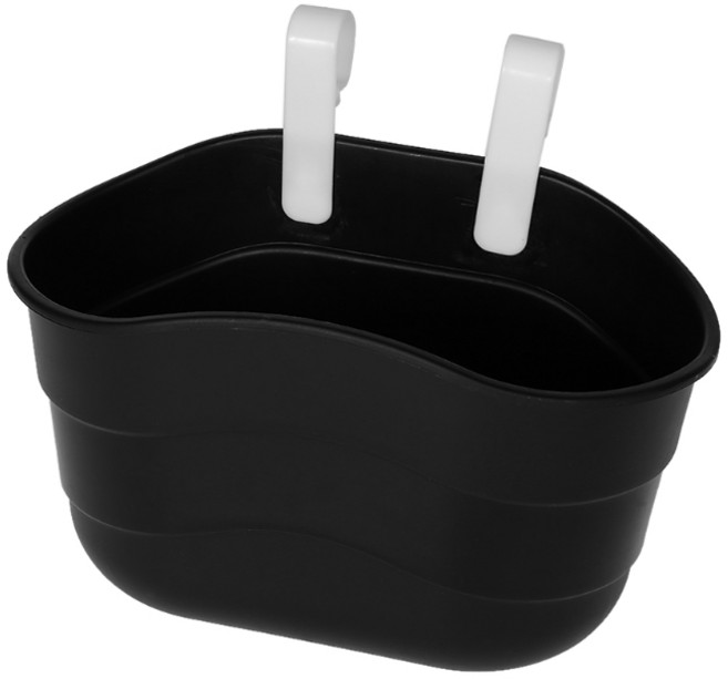 자전거 바구니 어린이 자전거 자전거 전면 핸들 바 캐리어 스쿠터 새들백 플라스틱, 검은색, 1개