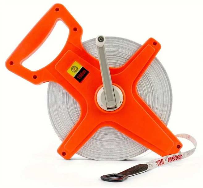 코코팜 100M줄자 50M 휴대용줄자 거리 측정 공구 산업줄자, 1개, 100m