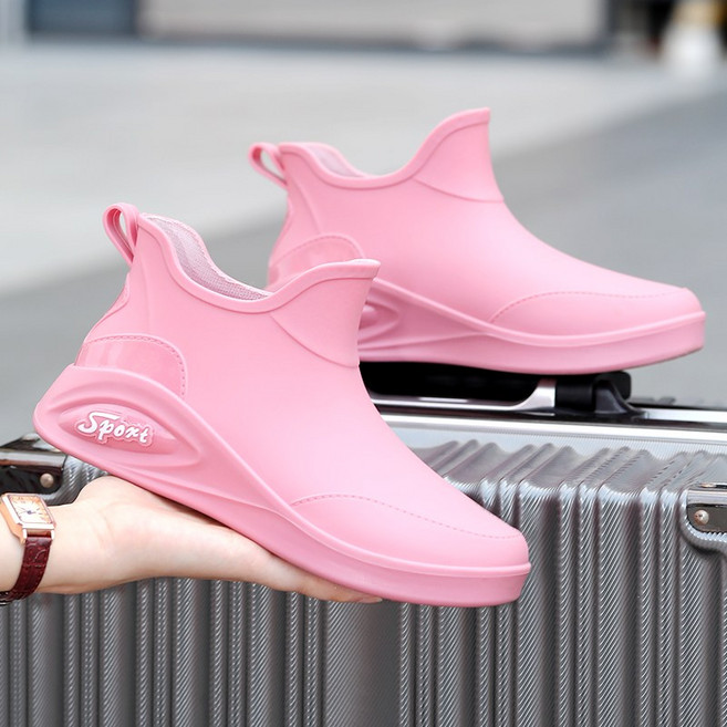 패션 커플 레인부츠 시리즈 여성용 출근 외출 장화