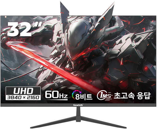 32인치 4K 울트라 와이드 1800R 커브 게이밍 모니터 QHD 180Hz 고사속 UHD 160Hz UHD 60Hz, 4K 60Hz 평면, 81cm