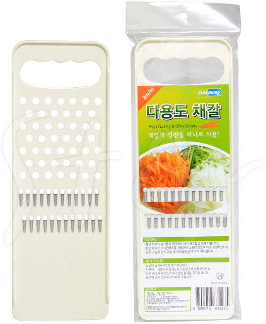 대영 다용도 채칼 3mm 스텐 강판 조리 요리 즙 마늘 야채, 단품, 1개