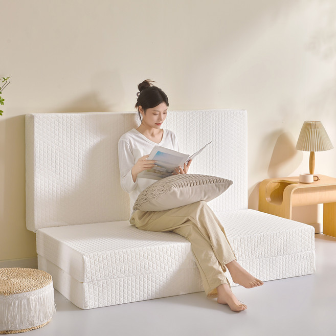 Coora 고밀도 항균기능 3단 접이식 메모리폼 매트리스 휴대용 탄탄한 허리에 좋은 매트리스