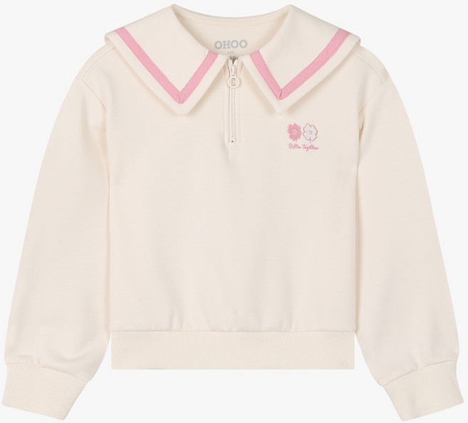 NC부산대점 오후 귀엽고 러블리한 네오프렌 세일러 스웻셔츠 OHMA24153