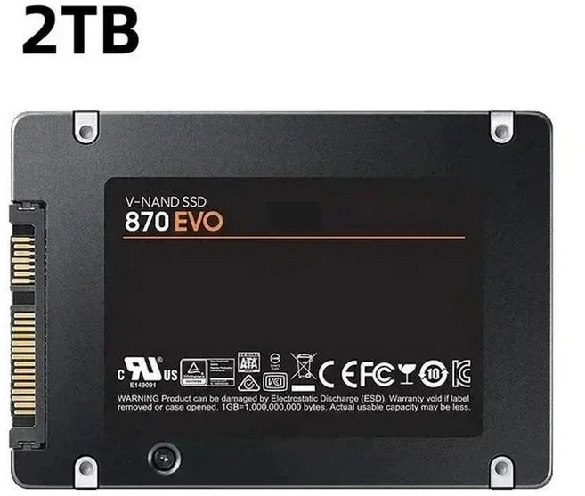 삼성전자 870 에보 SSD, 2TB, 2TB